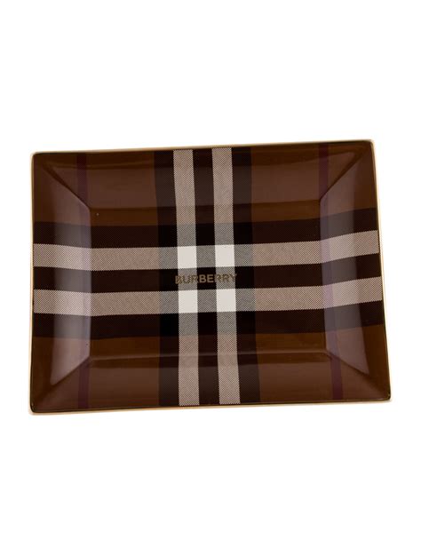 Burberry Digby Check Valet Tray 